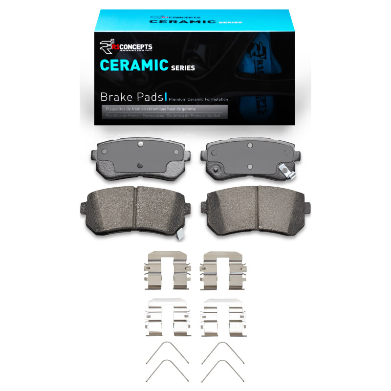 Hyundai Sonata Brake Pads - Rear - R1 Concepts - Ceramic - `16-`20